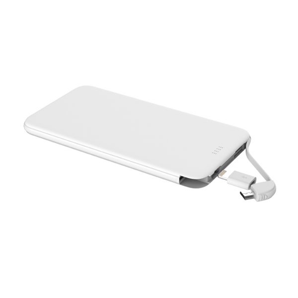Ultra-slim-power-bank-6000mah-with-built-in-charging-cable-white