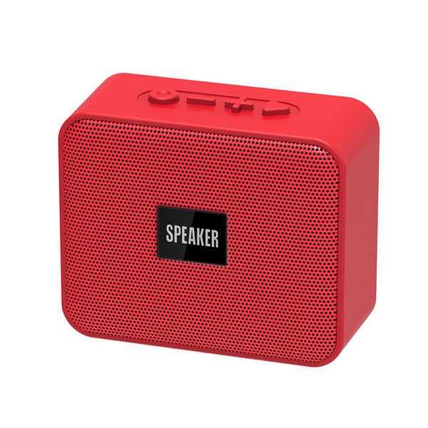 Square-outdoor-wireless-bluetooth-speaker-red