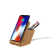 Eco-friendly-Bamboo-10W-Wireless-Charger-with-Pen-Pot-5