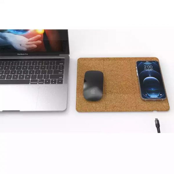 Eco-friendly-Cork-Mouse-Pad-with-Wireless-Charger-5