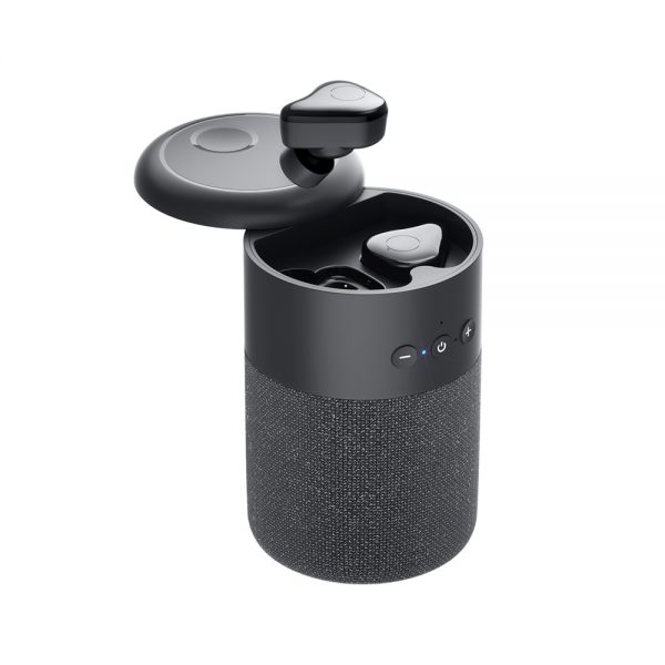 2-in-1-Outdoor-Wireless-Speaker-with-Wireless-Earbuds-black
