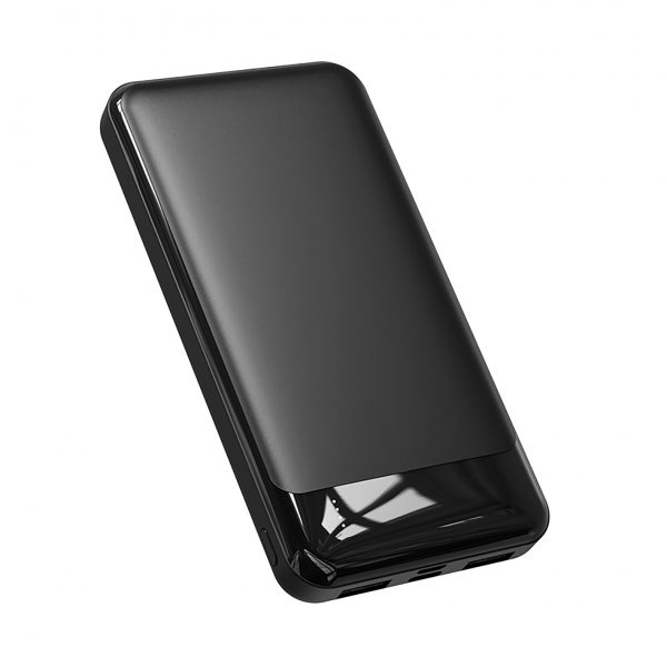 Slim-powerbank-10,000mAh-mobile-phone-charger-black