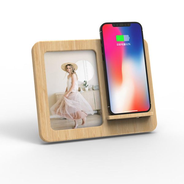 3-in-1-Eco-friendly-Bamboo-Wireless-Charger-With-Photo-Frame-Cell-Phone-Stand-3